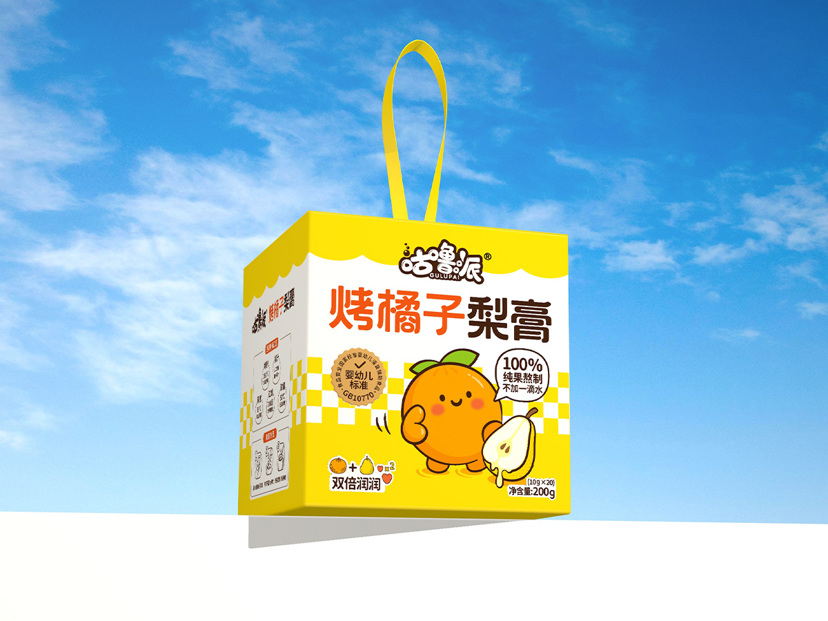 福禄设计×咕噜派烤橘子梨膏包装设计
