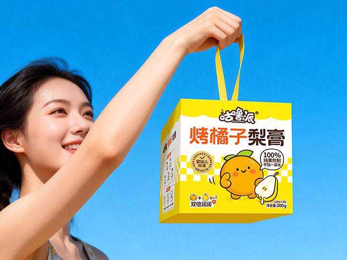 福禄设计×咕噜派烤橘子梨膏包装设计