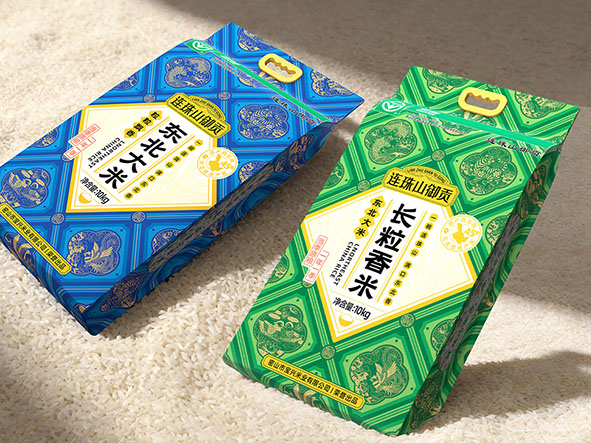 福禄包装设计×连珠山御贡/大米包装设计